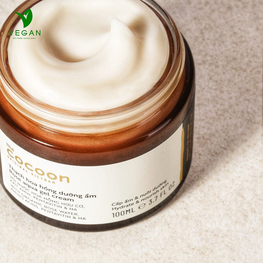 Ảnh Thạch hoa hồng dưỡng ẩm cocoon 100ml (kem dưỡng ẩm) 3