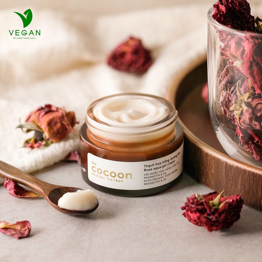Ảnh Thạch hoa hồng dưỡng ẩm cocoon 100ml (kem dưỡng ẩm) 4