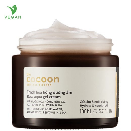 Ảnh Thạch hoa hồng dưỡng ẩm cocoon 100ml (kem dưỡng ẩm) 2
