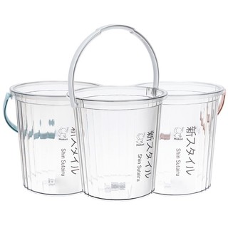 Xô nhựa trong 10L Hokori  đựng nước trong suốt dày dặn Việt Nhật cao cấp