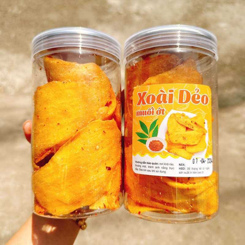 XOÀI SẤY DẼO MUỐI ỚT - 1hộp 300gr