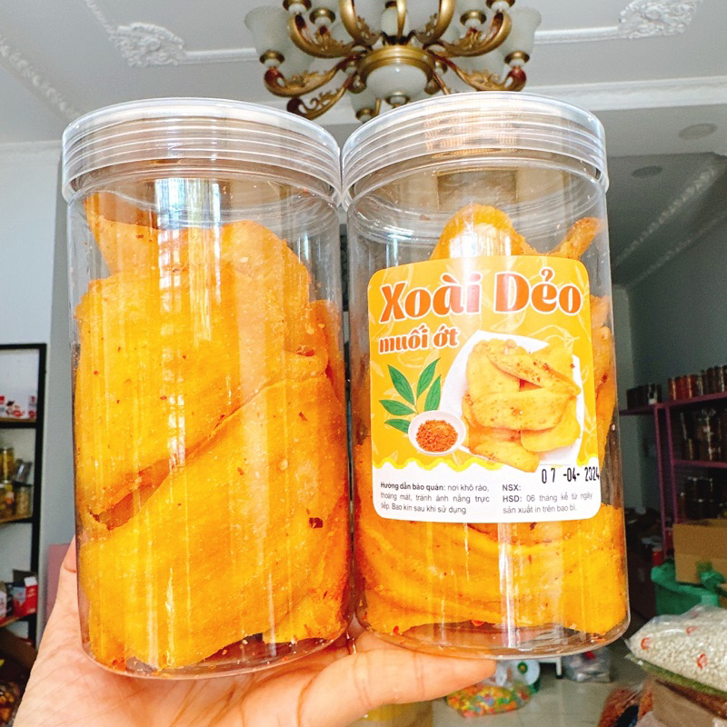 XOÀI SẤY DẼO MUỐI ỚT - 1hộp 300gr