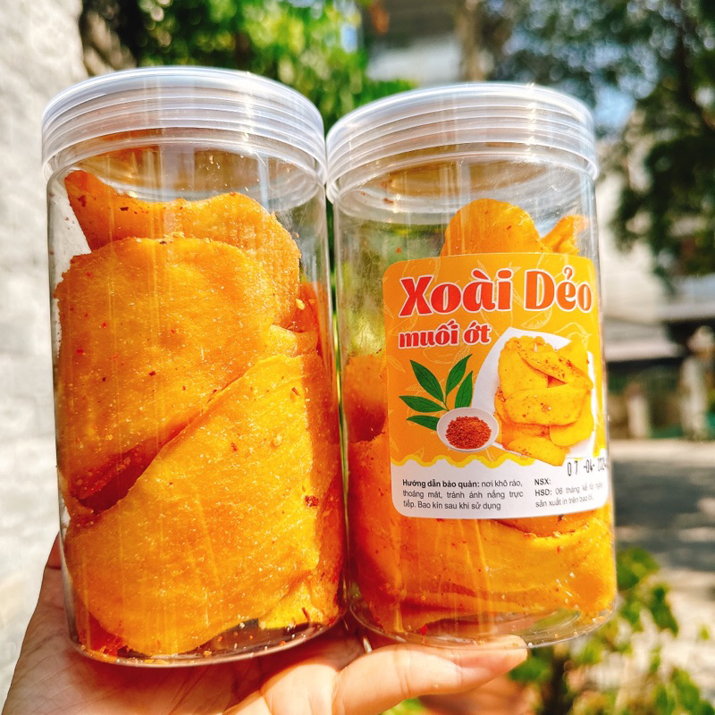 XOÀI SẤY DẼO MUỐI ỚT - 1hộp 300gr