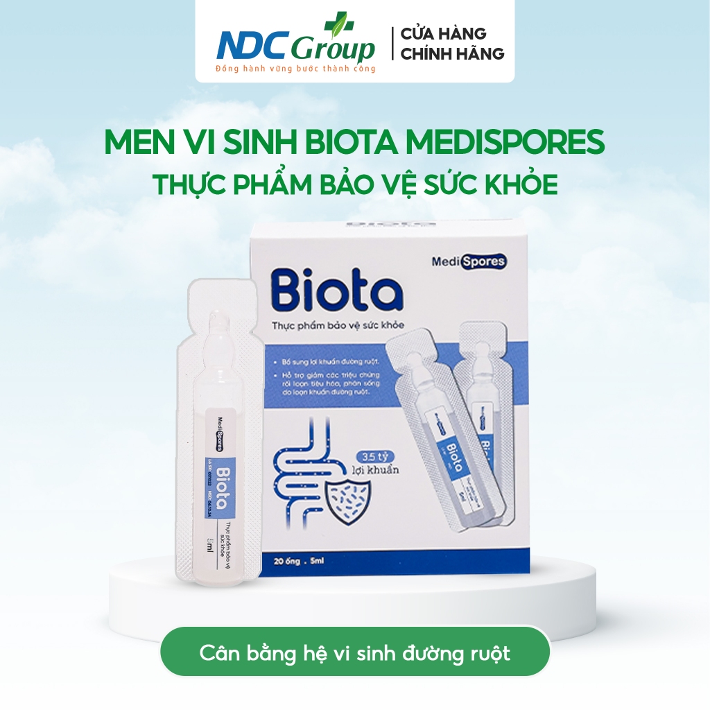 Men vi sinh Biota MediSpores - 20 ống/ hộp | Shopee Việt Nam