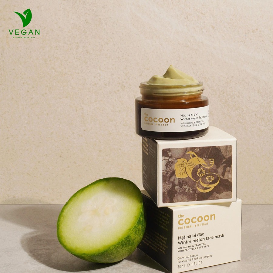 Ảnh Mặt nạ bí đao the cocoon 30ml da dầu và mụn ẩn 4