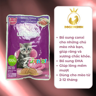 Pate Whiskas cho mèo gói 80g