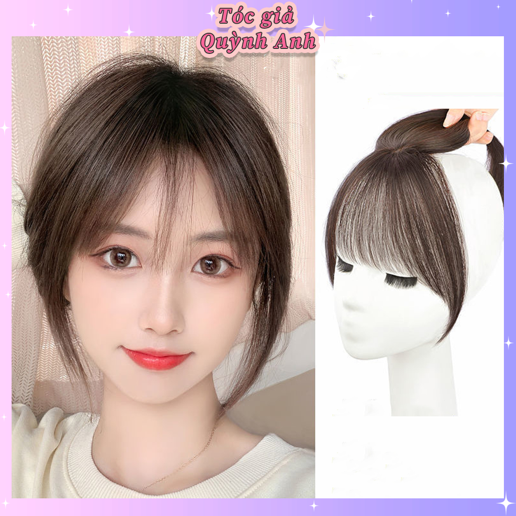 Tóc Giả Mái Thưa 3D Phong Cách Hàn Quốc MA03 Kẹp Mái Tóc Giả Nữ Như ...
