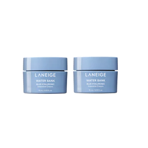 Bộ 2 Kem Dưỡng Ẩm Chuyên Sâu Laneige Water Bank Blue Hyaluronic Intensive Cream 10mlx2 (Da khô)