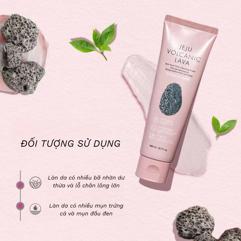 Ảnh Combo Sữa Rửa Mặt Làm Sạch Thefaceshop Jeju Volcanic 140Ml + mask + tinh chất 1