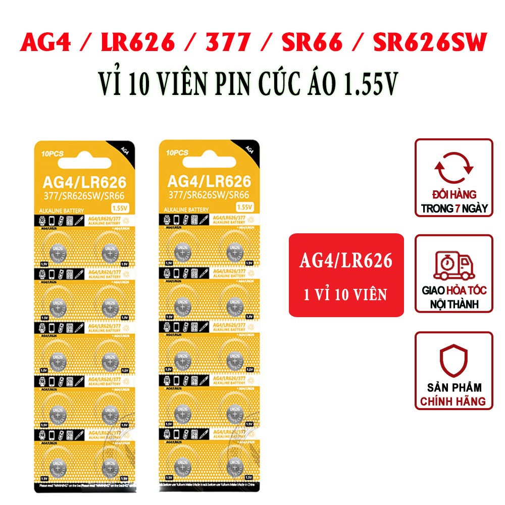 Pin AG4 AG6 Cúc Áo 1.5V Pin Kẽm, Mangan, Alkaline Battery Cho Đồng Hồ ...