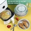 Set 10 khay bạc tròn dùng cho nồi chiên không dầu, chịu nhiệt đa năng tiện lợi khi nấu nướng