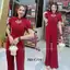 TH10- SÉT BỘ THUN XỐP ÁO TAY CÁNH TIÊN BÈO 2 LỚP - QUẦN ỐNG LOE