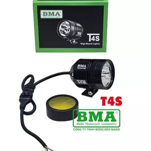 Đèn Trợ Sáng BMA T4S ( NEW ) , 60W Công suất khủng chiếu xa 500m chính hãng BMA bảo hành 1 năm
