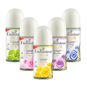 Lăn Khử Mùi Enchanteur Tặng 10 gói Gội Xả Enchanteur Hương Nước Hoa Dạng Nước, Dạng Sữa 25ml, 50ml