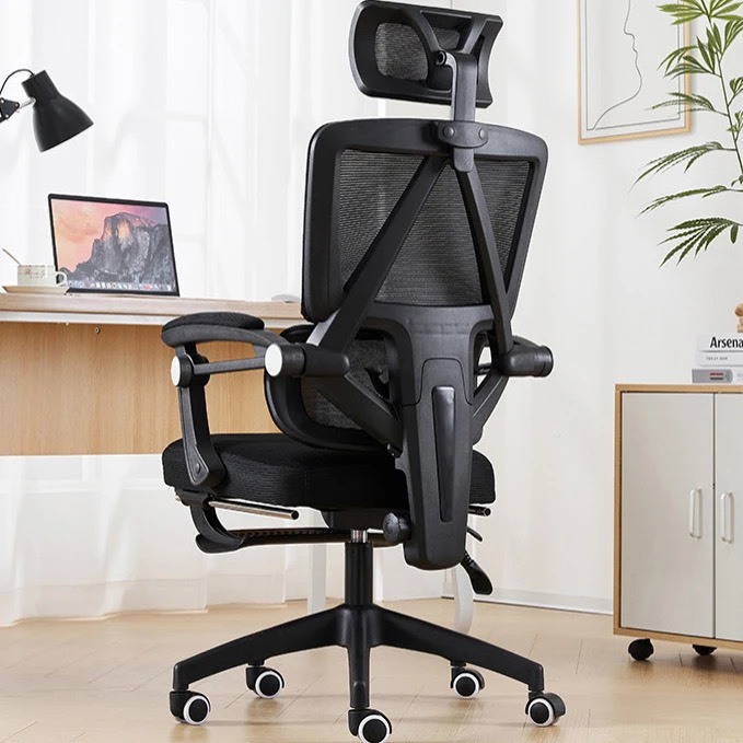 Ghế Công Thái Học Xoay Văn Phòng CTH-27 Có Tựa Đầu Gác Chân Cao Cấp | BigBuy360 - bigbuy360.vn
