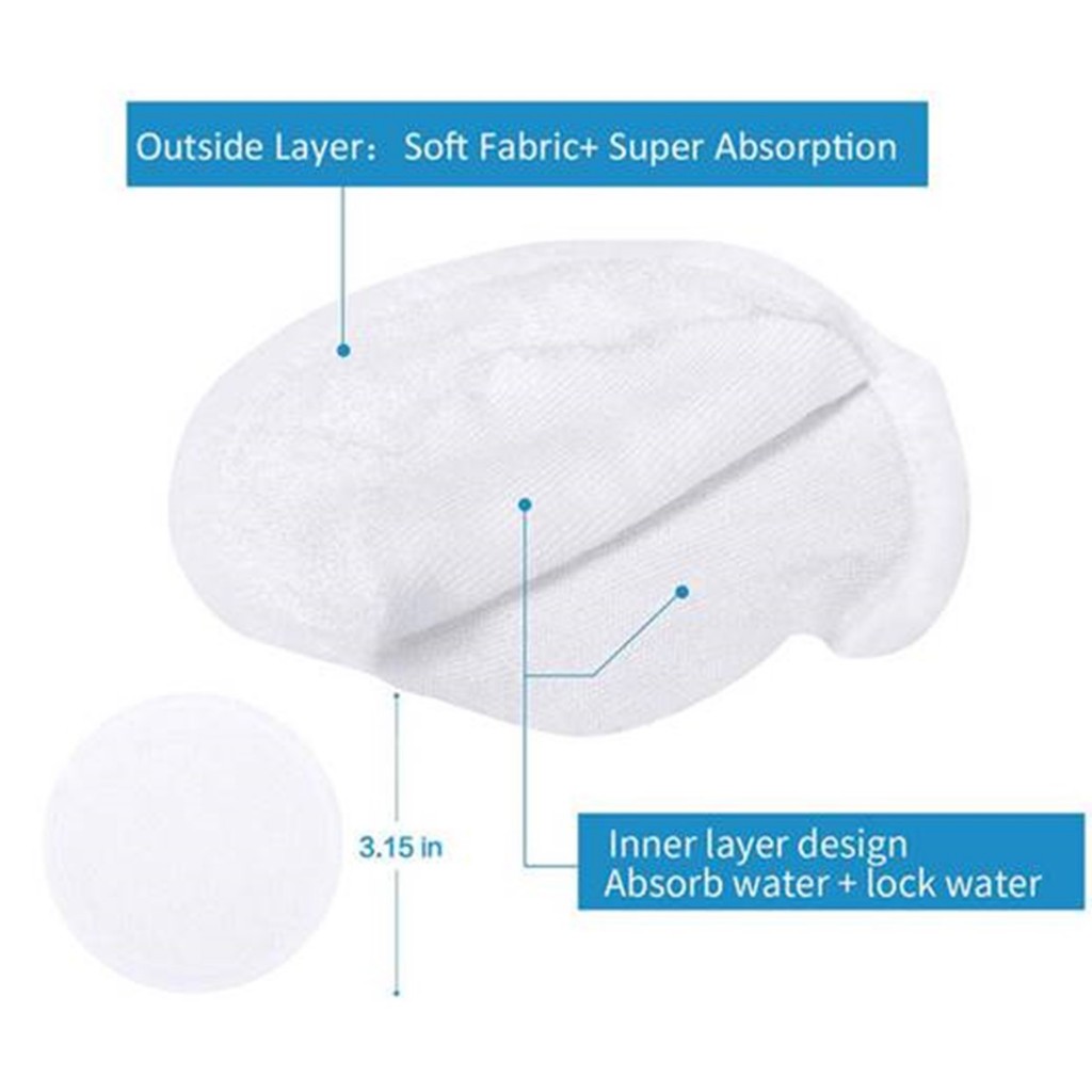Ảnh Bông Tẩy Trang MIHOO 100% Cotton (150/155/200/240 Miếng/túi) 3