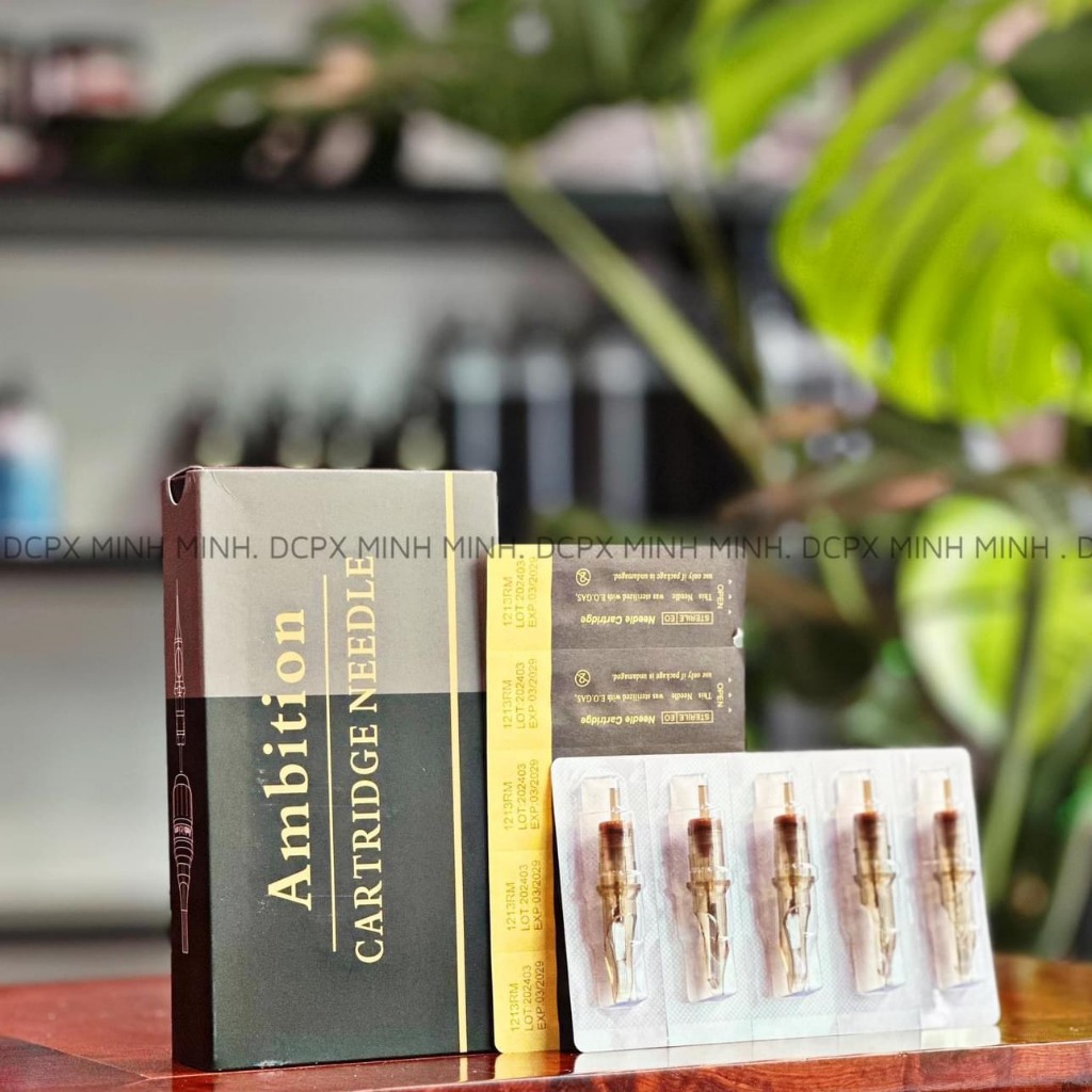 Kim Pen  Ambition Nâu Chính Hãng Dùng Cho Phun Xăm Thẩm Mỹ Tatto
