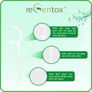 [GIÁ SIÊU RẺ] Combo 520 Tăm Chỉ Nha Khoa reGentox 26 Gói Vệ Sinh Răng Miệng