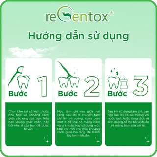[GIÁ SIÊU RẺ] Combo 520 Tăm Chỉ Nha Khoa reGentox 26 Gói Vệ Sinh Răng Miệng