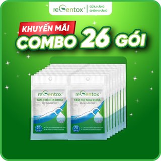 [GIÁ SIÊU RẺ] Combo 520 Tăm Chỉ Nha Khoa reGentox 26 Gói Vệ Sinh Răng Miệng