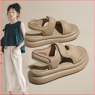 Dép Quai Hậu Quai Phồng Đế Bánh Mì 4Cm Quai Dán Sau Cho Bé Gái Từ 5-15 Tuổi K253