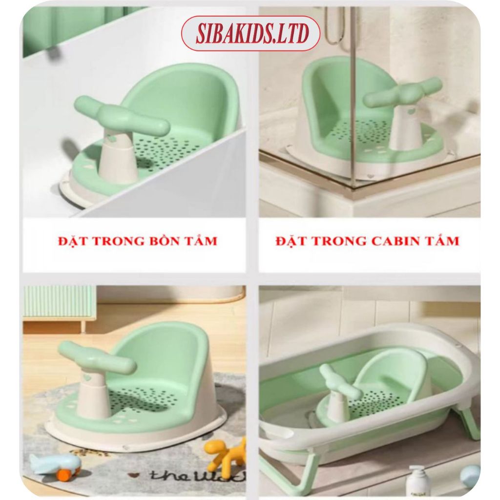 Ghế Ngồi Tắm Chống Trượt Tiện Lợi Dành Cho Bé Từ 6 Tháng Trở Lên