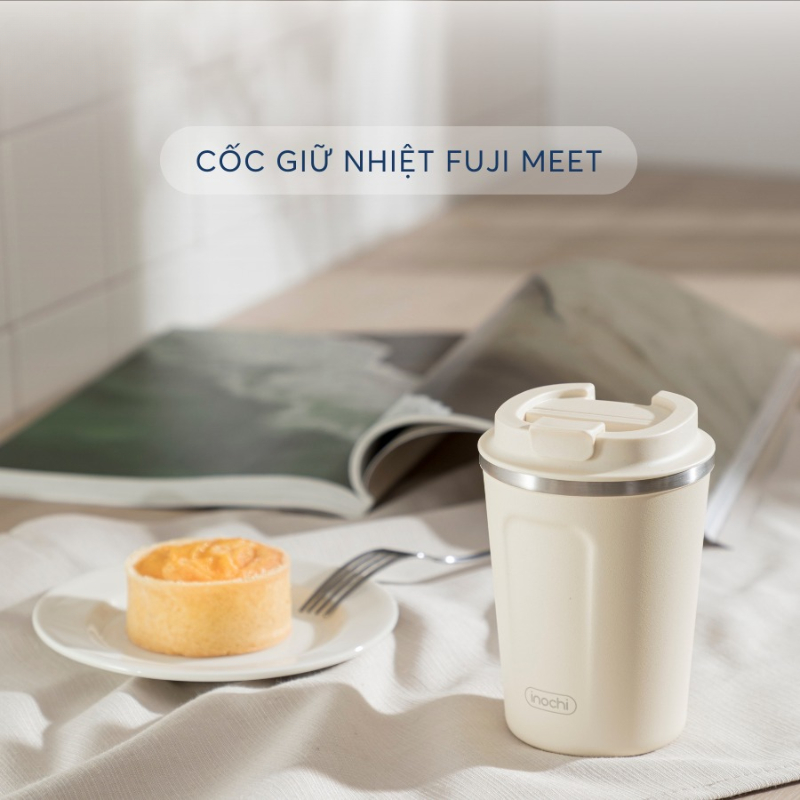 Cốc giữ nhiệt INOCHI Fuji Meet 350 ml cầm tay nhỏ gọn
