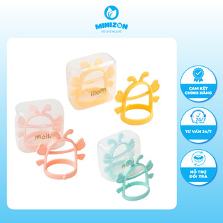 Gặm Nướu ButterFly Silicon Molli - Tặng Kèm Hộp Đựng, Gặm nướu cầm tay siêu mềm