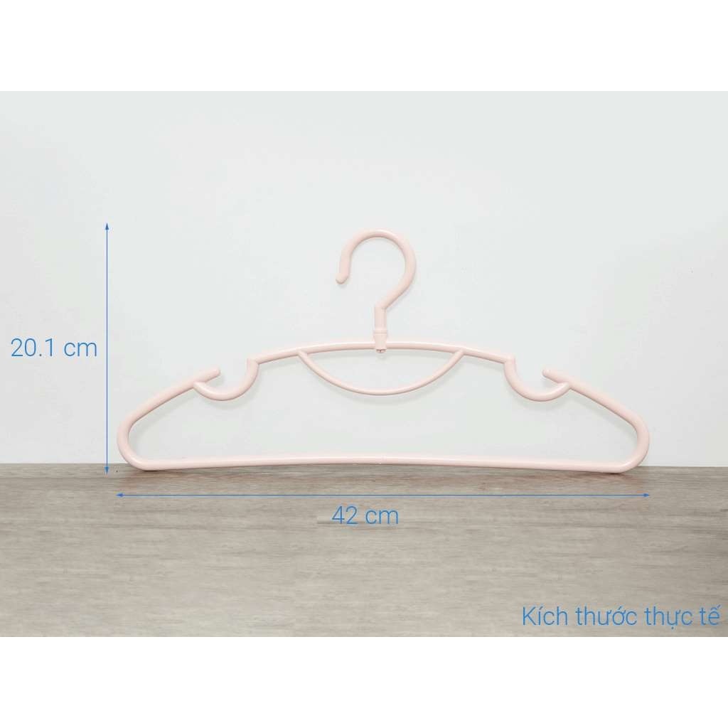 Móc treo quần áo VEST Hara 176 Inochi, sang trọng, chắc chắn, nhựa PP nguyên sinh an toàn [SET 5C]
