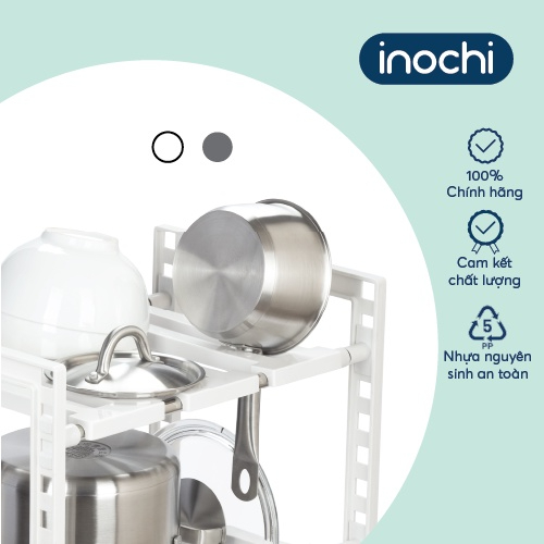 Kệ gầm bếp đa năng Tokyo INOCHI thông minh tiện lợi cho nhà bếp, làm kệ để giày dép gọn gàng,sạch sẽ