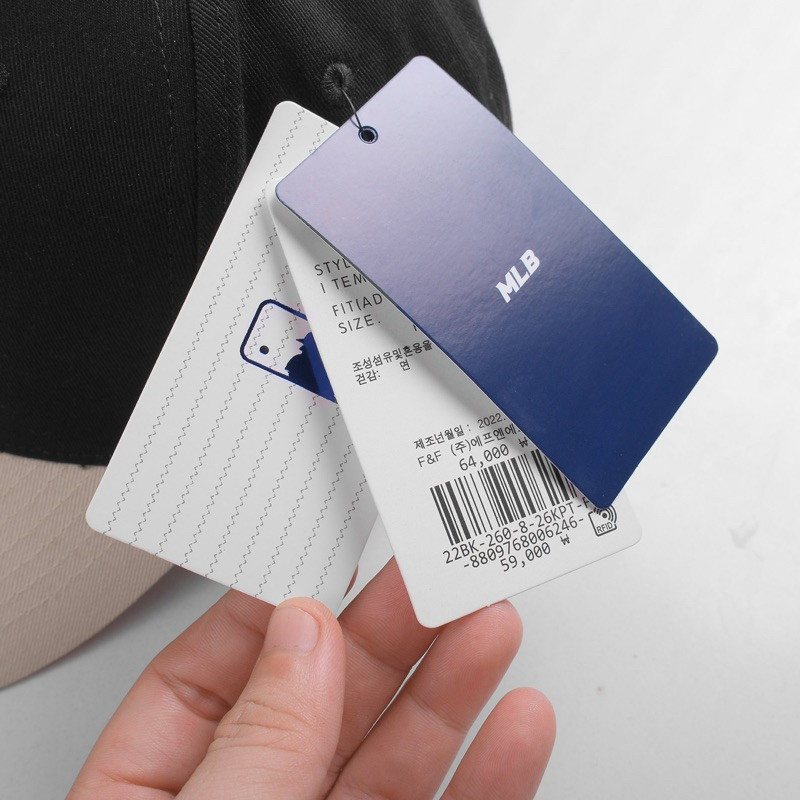 Mũ Nón Lưỡi Trai MLB Meowist Black Cream Logo NY chất liệu vải Kaki , Thể Thao, Thời Trang, Cá Tính