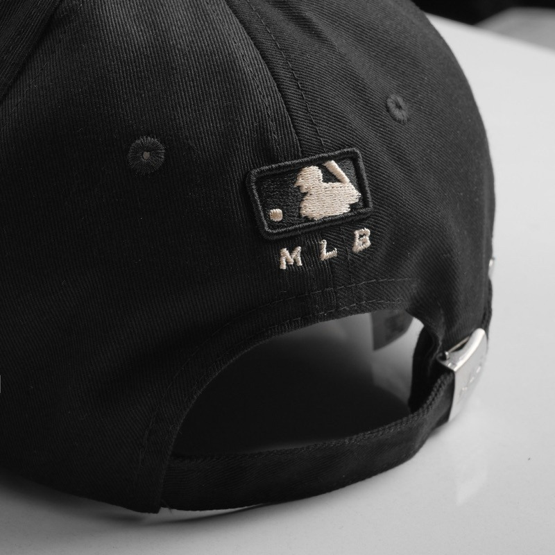 Mũ Nón Lưỡi Trai MLB Meowist Black Cream Logo NY chất liệu vải Kaki , Thể Thao, Thời Trang, Cá Tính
