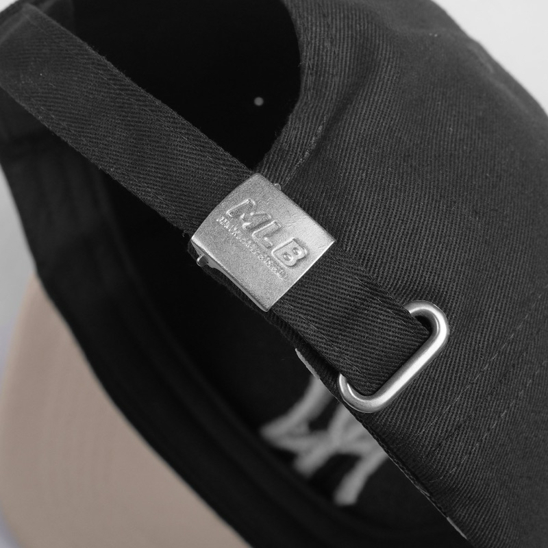 Mũ Nón Lưỡi Trai MLB Meowist Black Cream Logo NY chất liệu vải Kaki , Thể Thao, Thời Trang, Cá Tính