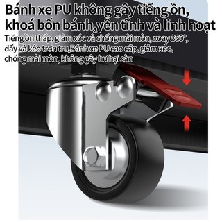 Khung Gía Treo TiVi Di Động EgroTeck E1900 32 - 70 Inch - Gía Treo TiVi Có Bánh Xe Chuyên Dụng