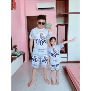 [RẺ VÔ ĐỊCH] Bộ Quần Áo Form Rộng Unisex Nam Nữ Họa Tiết BIA TIGER BẠC Sét Thể Thao bóng chày KL2