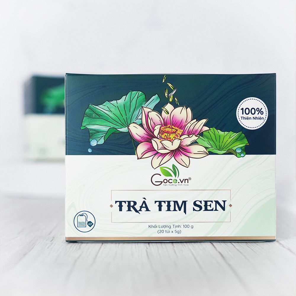 Product image Trà tim sen (Trà tâm sen) túi lọc Goce - Thanh nhiệt, ngủ ngon 4