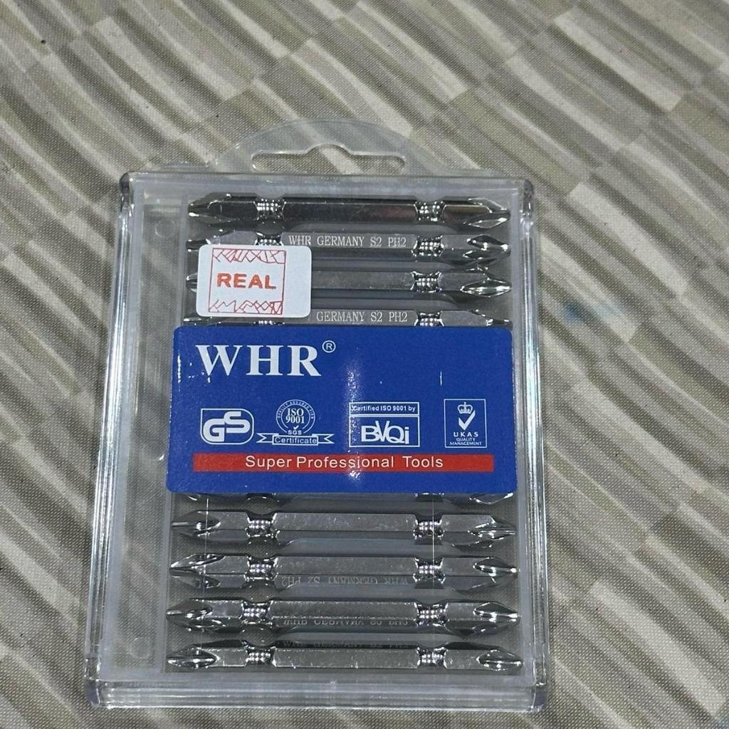 (Lẻ) Mũi Bắn Vít, đầu bắn vít 2 dầu 4 cạnh, mũi vít đầu 3 ke WHR 65mm Chất Liệu Thép Hợp Kim Cao Cấp, có nam châm