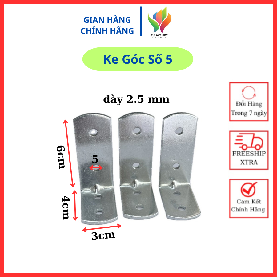 2 CÁI KE GÓC CHỮ L 4 LỖ 6CMx4CM BẢN RỌNG 3CM LOẠI DÀY TỐT -NẸP GÓC CHỮ ...