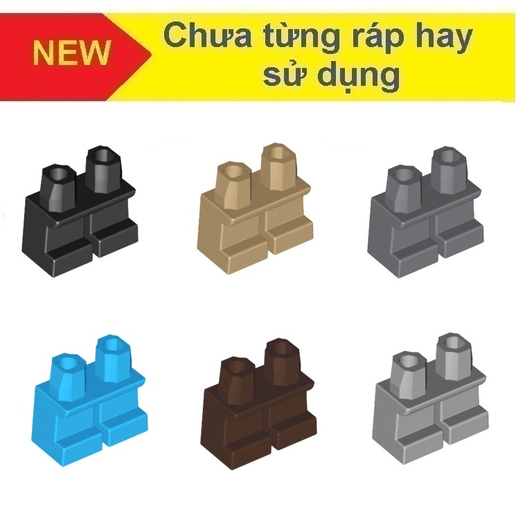 Đồ chơi xếp hình phụ kiện Lego Chân ngắn/ Short Legs của nhân vật ...
