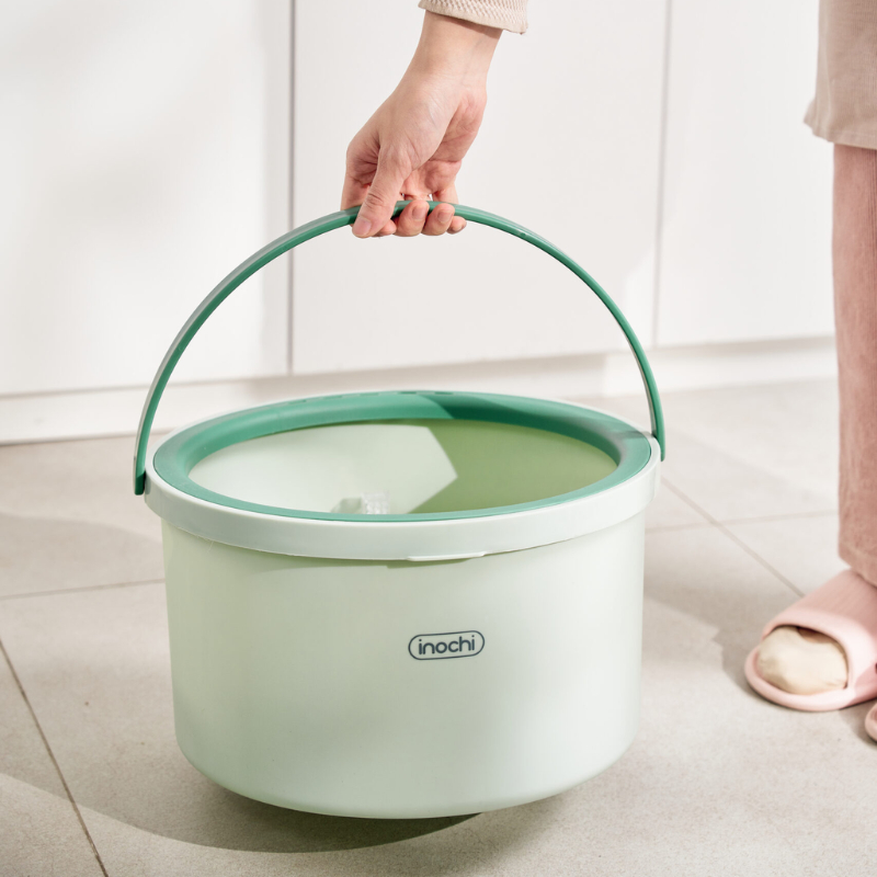 Bộ lau nhà tách nước bẩn tròn Souji xoay 360 độ, tách nước thông minh - CHÍNH HÃNG INOCHI