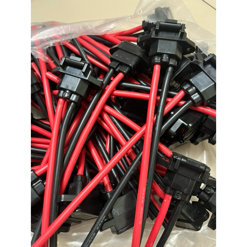 Rắc cắm sạc xe điện dây to 10AWG phụ hợp khi lên vottol hay ic mạnh phụ tùng phụ kiện