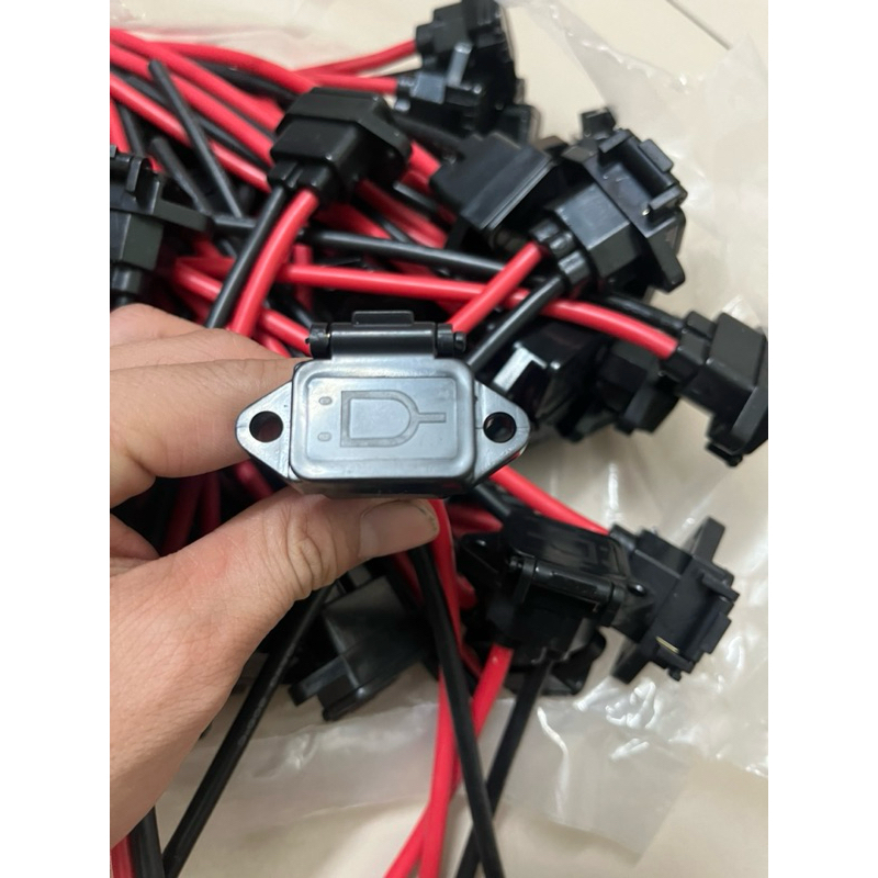 Rắc cắm sạc xe điện dây to 10AWG phụ hợp khi lên vottol hay ic mạnh phụ tùng phụ kiện