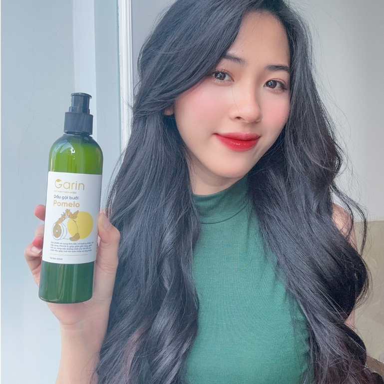 Ảnh Dầu gội đầu bưởi kích mọc tóc nhanh Garin 300ml làm sạch tóc và da đầu giảm rụng làm dày dưỡng tóc 4