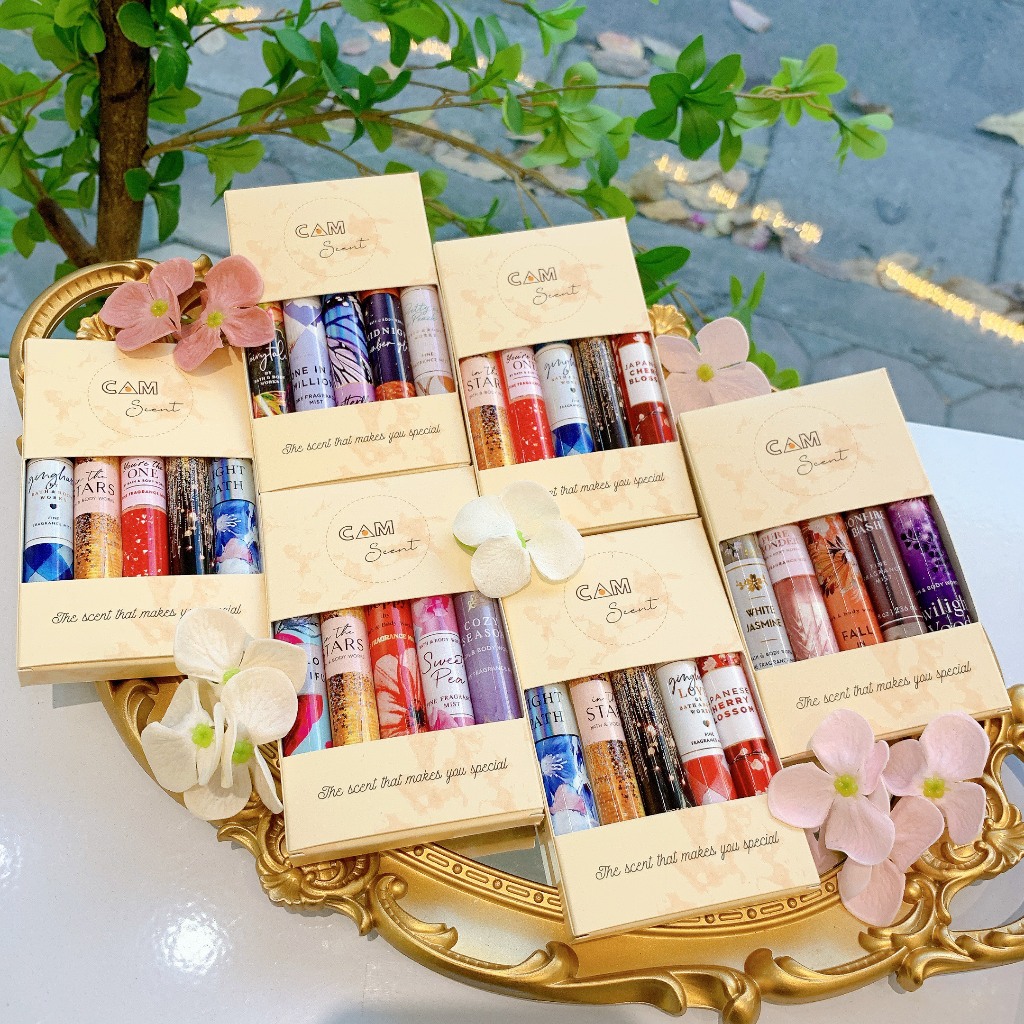 [CHỌN MÙI] Set 5 chai bodymist minisize 10ml Bath and Body Works ...