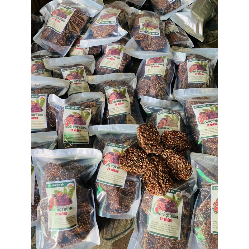 Chuối Hột Rừng Ép Miếng (Thượng Hạng) Sấy Khô Ngâm Ruou (Khô, Sạch, Thơm) [500g - 1kg]