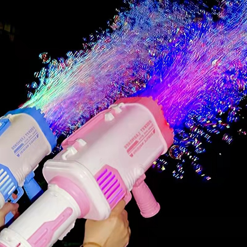 Bắn Bong Bóng Xà Phòng Máy Thổi Bong Bóng Máy Tạo Bong Bóng Có Đèn Cho Bé Tặng Nước Xà Phòng - PUPU HOUSE