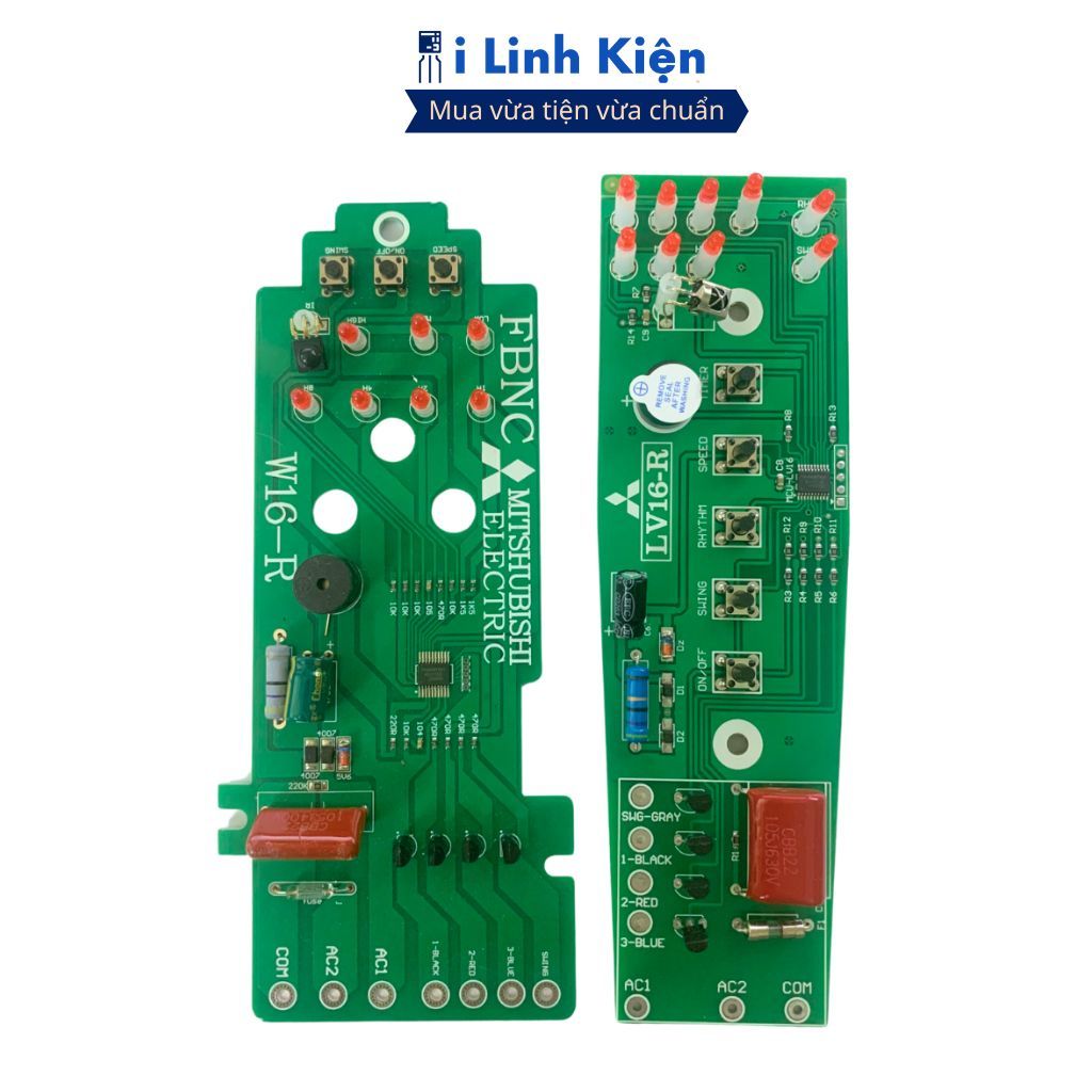 Mạch quạt Mitsubishi điều khiển từ xa LV16-R, W16-R dùng cho quạt cây, quạt treo tường chính hãng ilinhkien.