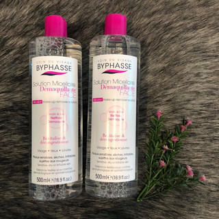 Nước tẩy trang làm sạch da dịu nhẹ cho da dầu, da khô, da nhạy cảm Byphasse 500ml