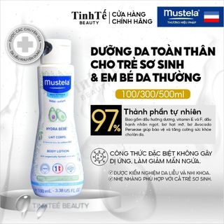 Kem Dưỡng Da Toàn Thân Cho Trẻ Sơ Sinh & Em Bé Da Thường Mustela Hydra Bebe Lotion 100ml/300ml
