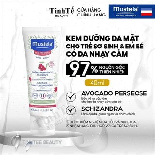Kem dưỡng da mặt cho bé Mustela cho da thường | da chạm thể tạng (viêm da cơ địa) | da nhạy cảm 40ml